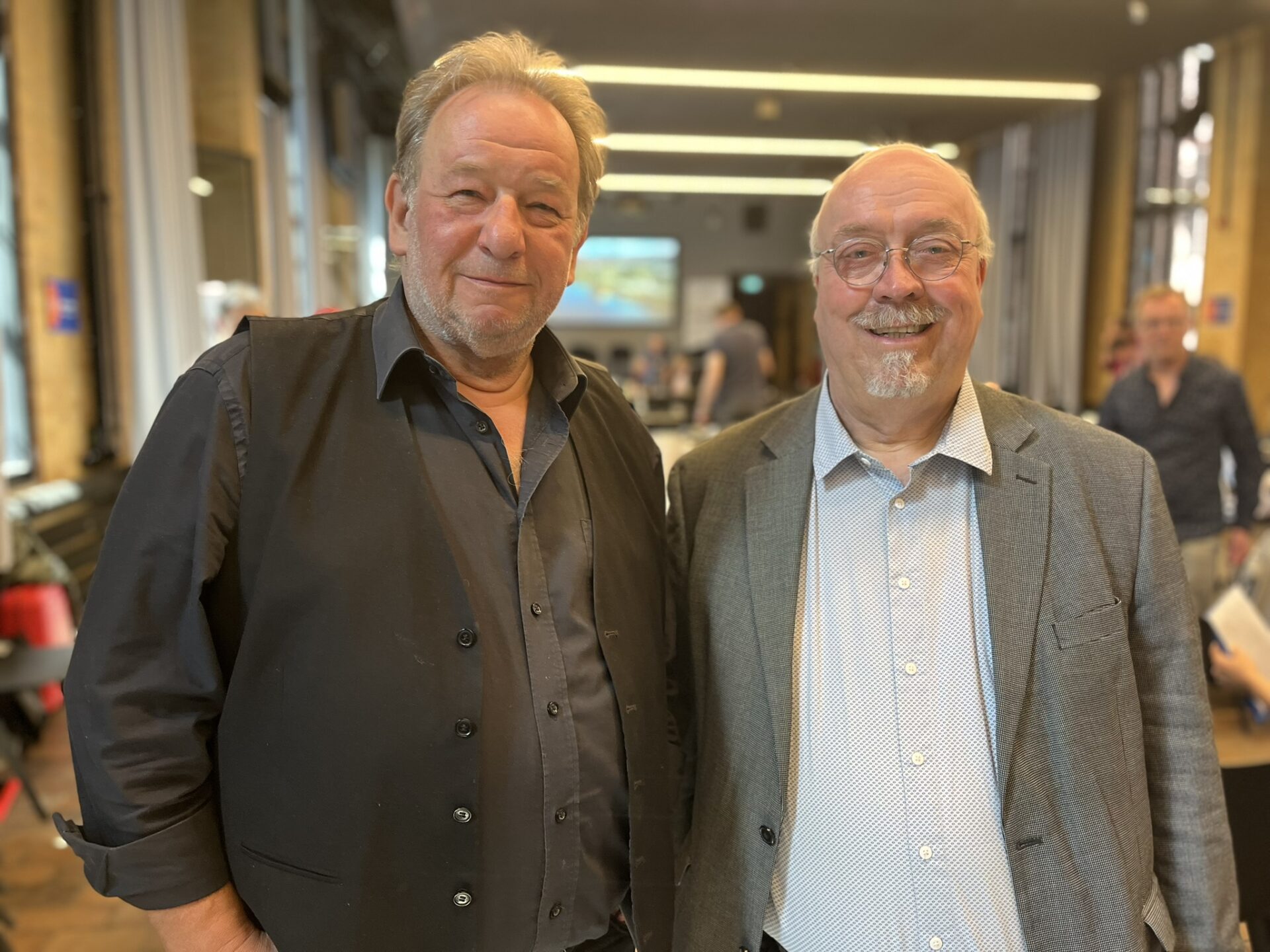 Ein Foto von Jörg Bewersdorf und Dirk Siebernik.